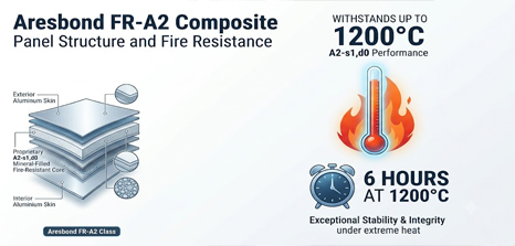 Aresbond FR-A2 Kompozit Paneller