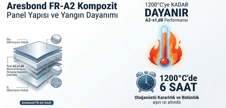 Aresbond FR-A2 Kompozit Paneller